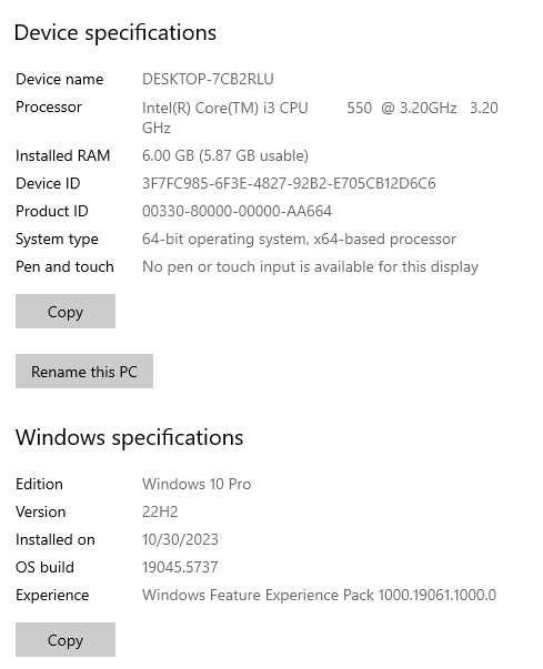 +Гаранция Компютър PC HP Intel Core i3 / 6GB DDR3 / NVIDIA GeForce