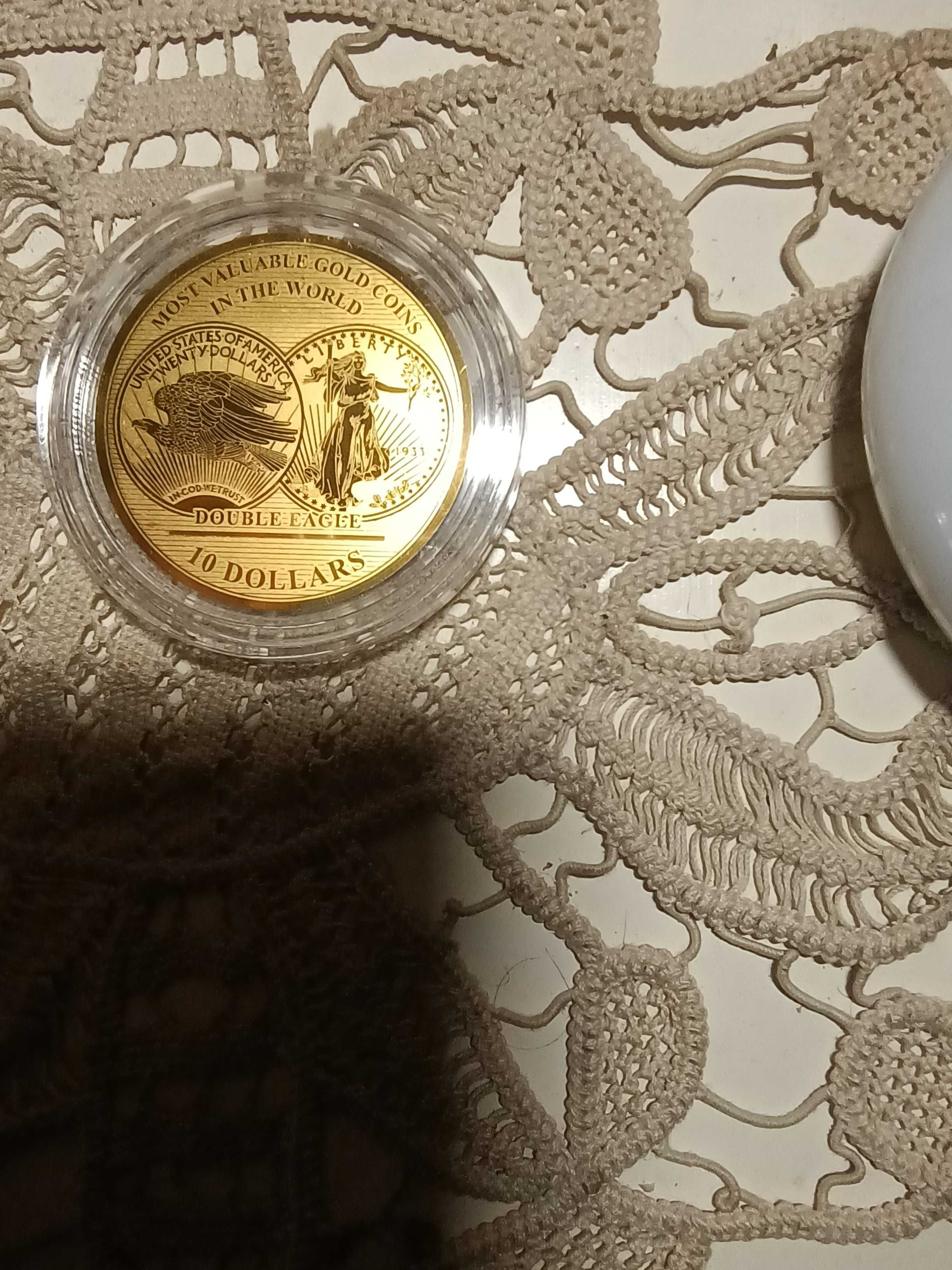 vand replica moneda aur pur double eagle 1933 sua