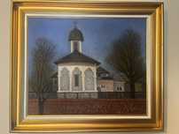 Tablou original Ion Grigore - „Biserica Bucur Ciobanul”