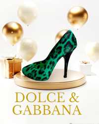 Оригинални Dolce & Gabbana Естественна кожа пони  р.37