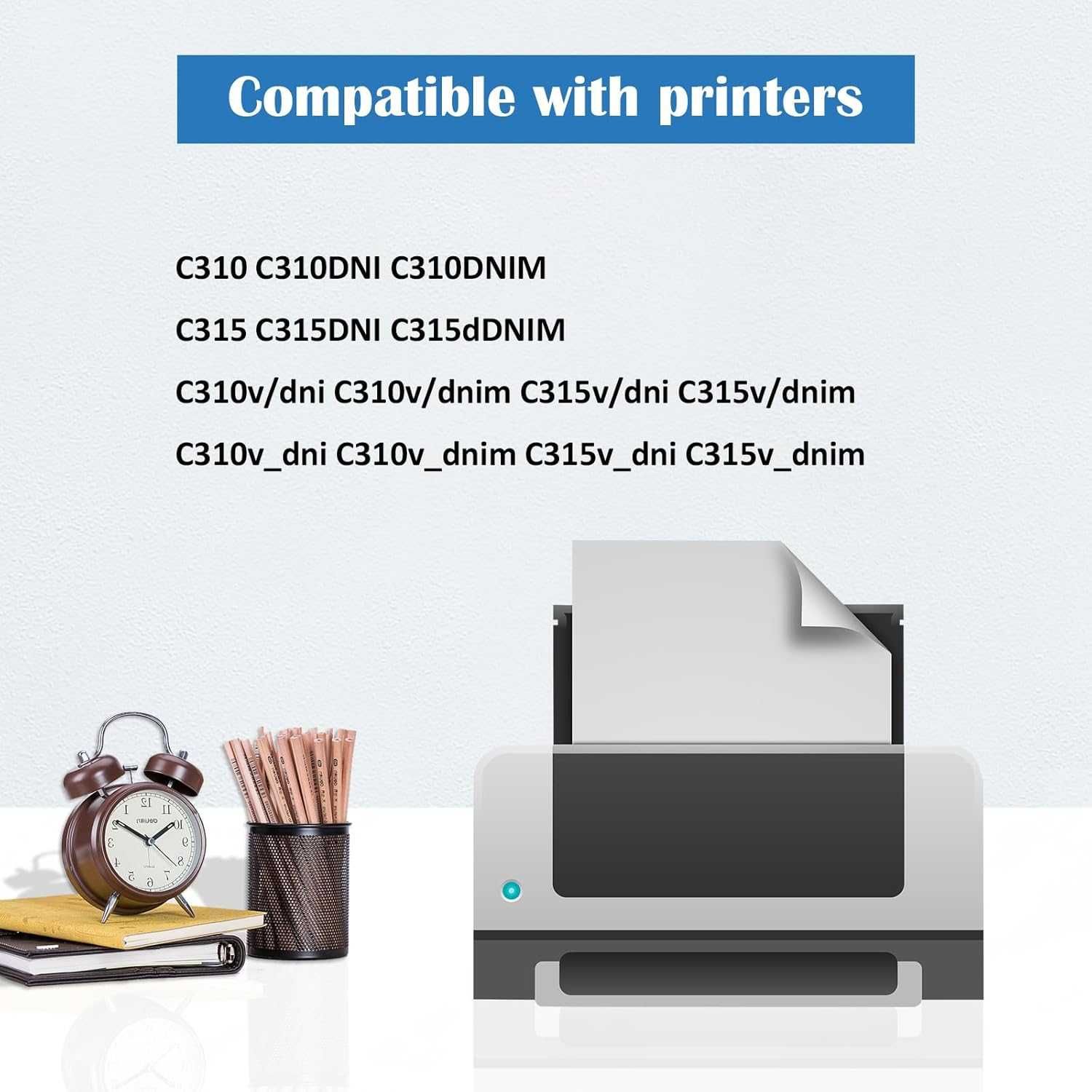 ASEKER C310 C315 Тонер касети, за Xerox C310 C310DNI C315 C315DNI,4 бр