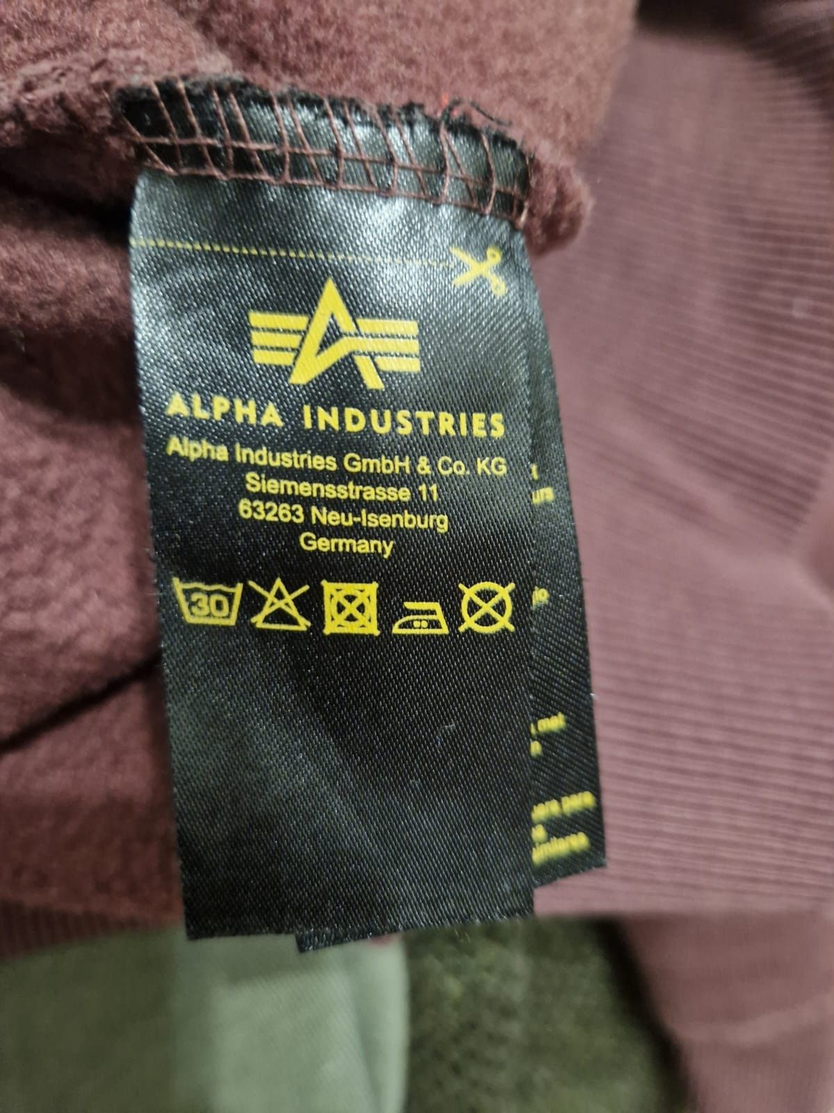 Толстовка Alpha industries original