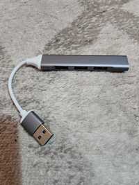HUB USB-A / USB-C  cu 5 porturi USB 3.0 - preț fix