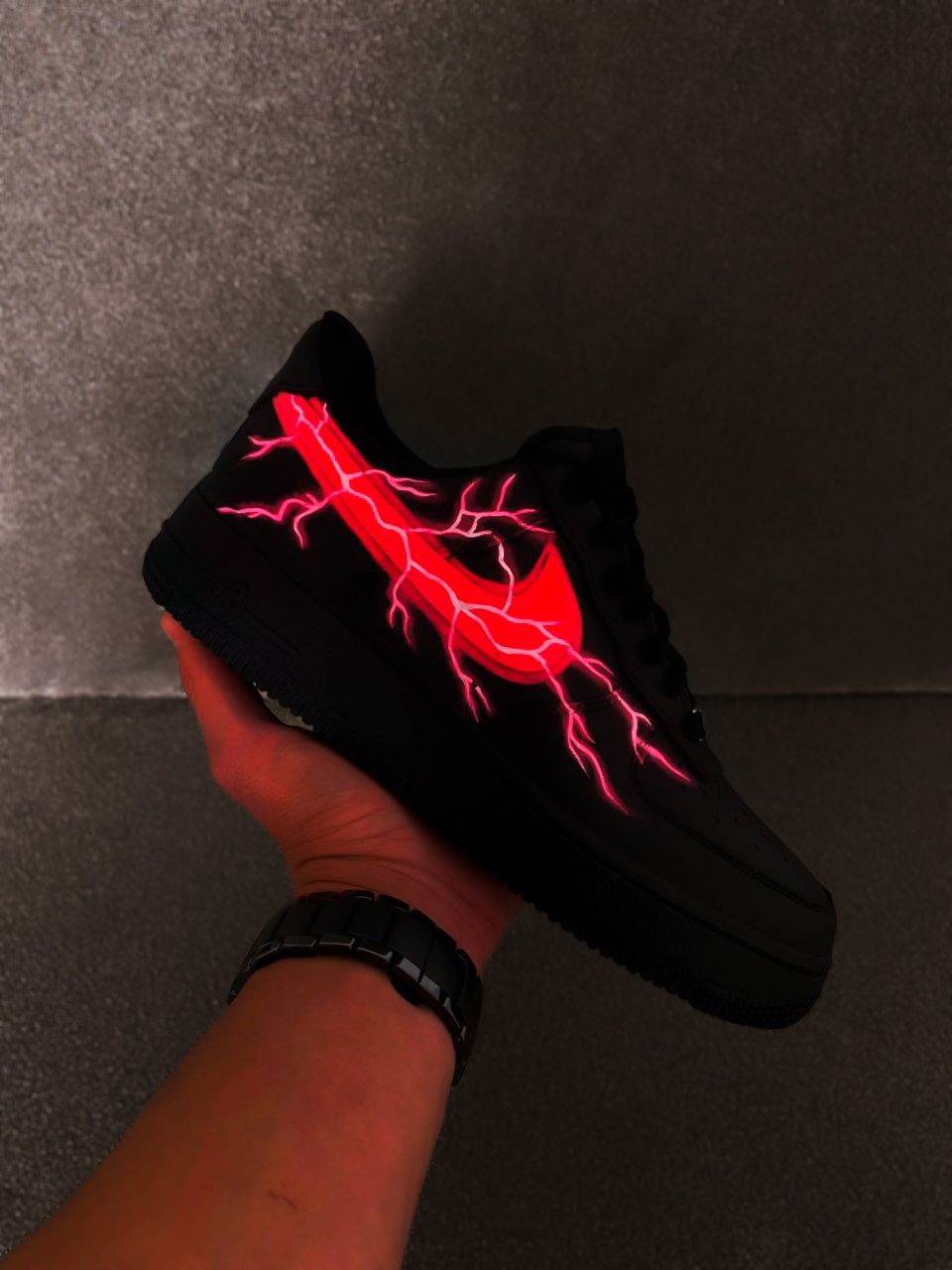 adidasi nike air force 1 Lightnig custom(nu yeezy,jordan,adidas)