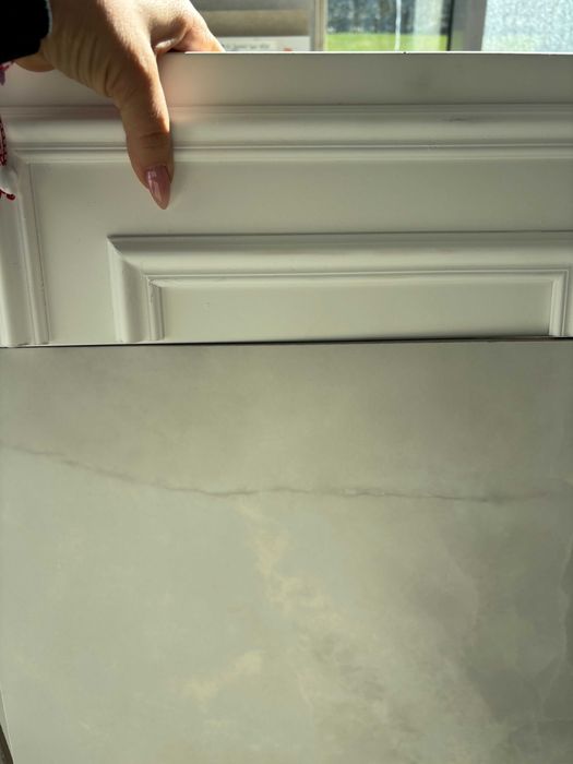 Плочки за баня - бели, мраморен ефект, 60*60 см