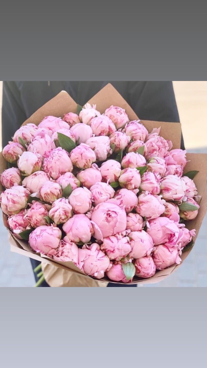 голландские пионы розы цветы и подарки