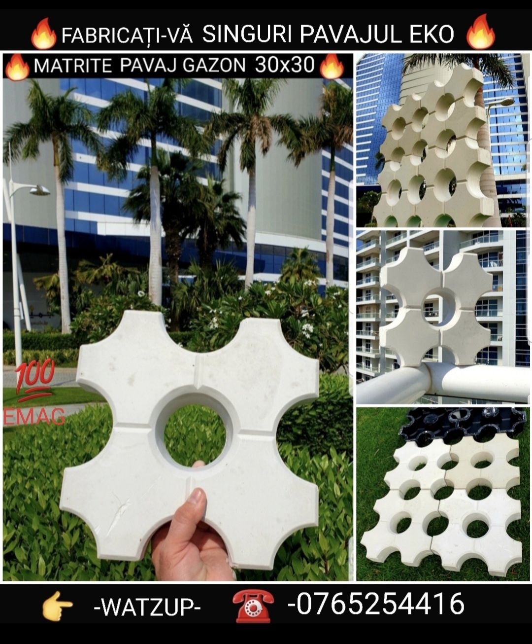 Matrite pavaj gradina forme pavele borduri amenajari constructi utilaj