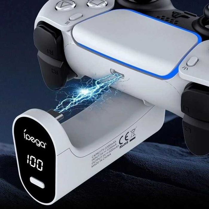 Dualsense Преносима батерия PS5 Джойстик  , Игра без прекъсване , Нови
