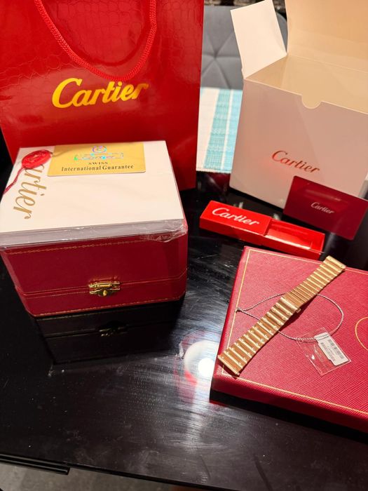 Ceas cartier santos medium gold