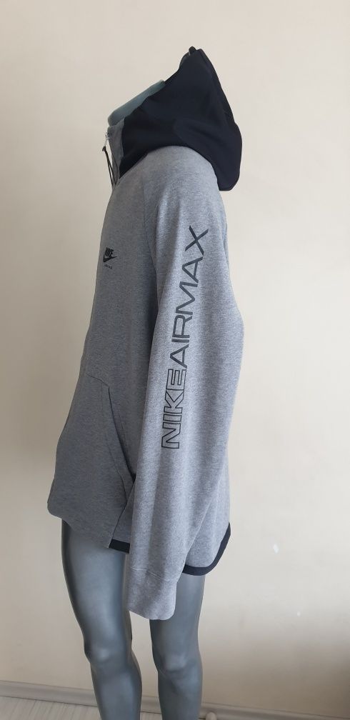Nike Air Max Full Zip Hoodie / 2XL ОРИГИНАЛ! Мъжка Качулка с цял цип!