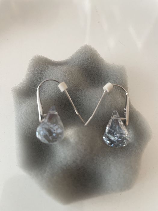 Оригинални обеци Swarowski - кристал капчица