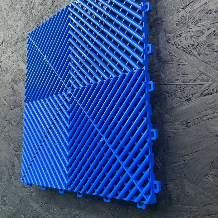 Pardoseala Modulara Garaj Service Albastru Blue Made in Romania