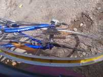 Bicicleta noua a avut explozie pe roata spate