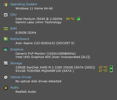 Acer Aspire C 22 All-in-One