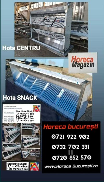 HOTA Inox Perete FABRICA / Hote Inox de CENTRU / Hote Inox CUBICE /