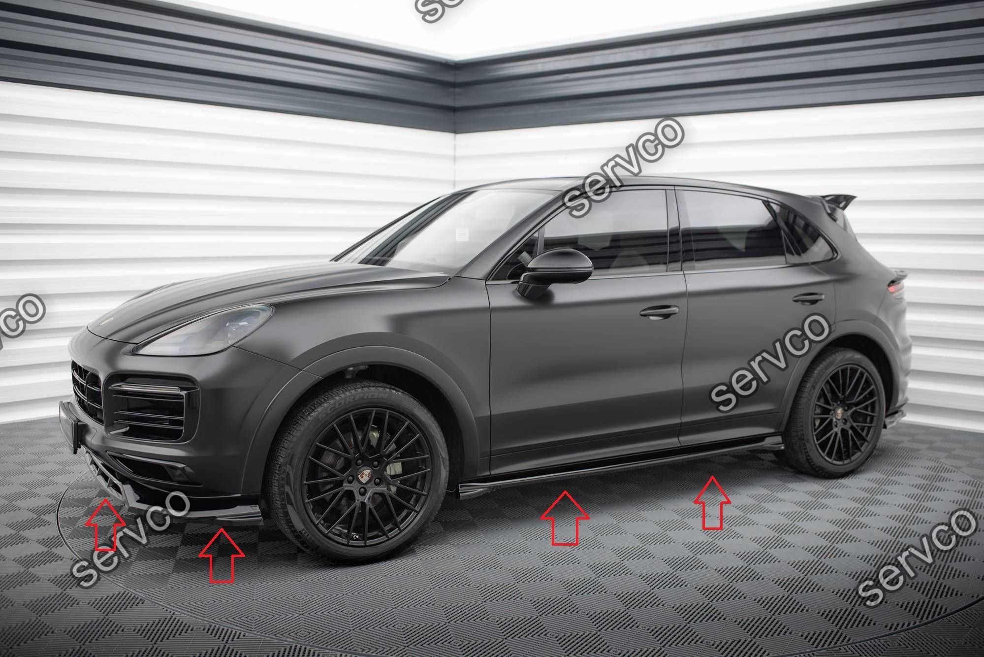 Pachet Body kit Porsche Cayenne Sport Design Mk3 2018-2023 v1