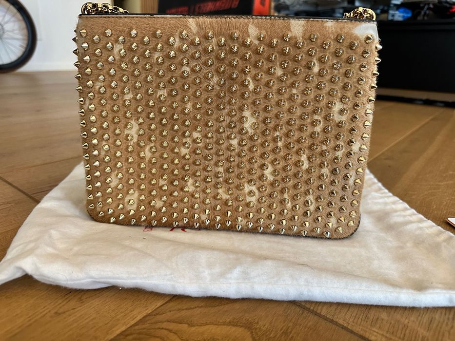 Christian Louboutin Triloubi Large Pony hair geanta