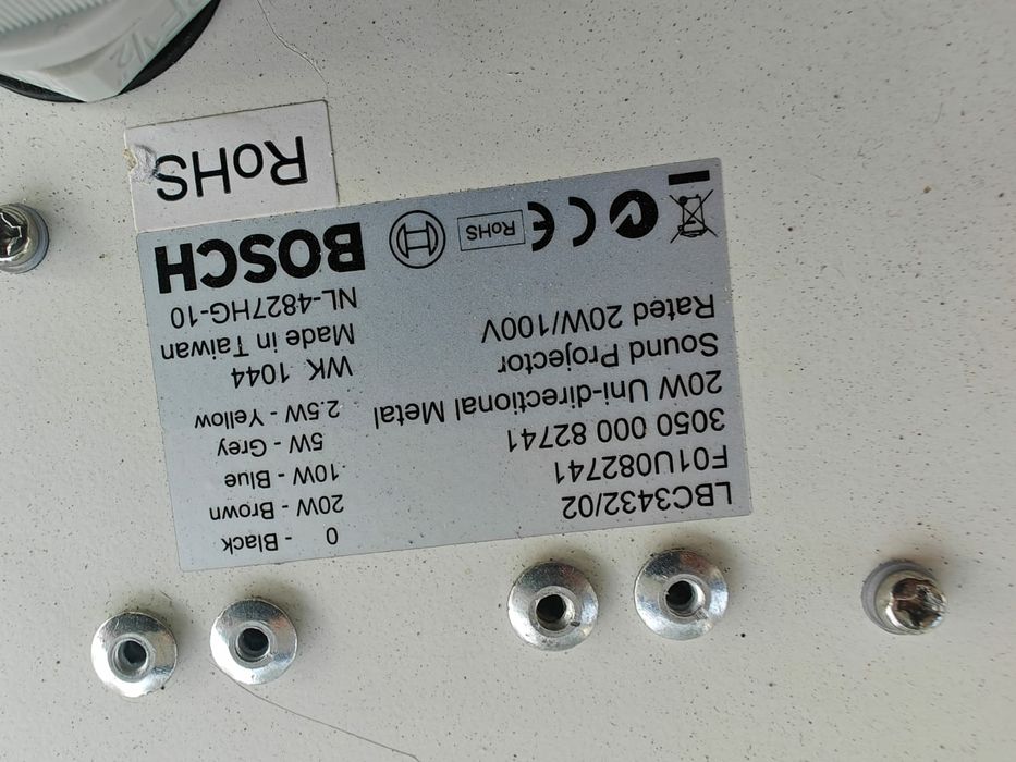 Bosch boxe proiector de sunet uni directional, 20W , LBC3432/02
