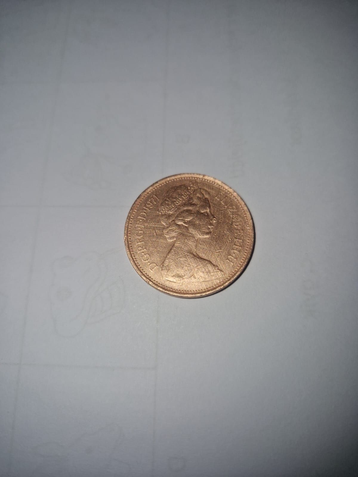 Moneda new pence 1971 Elizabeth II