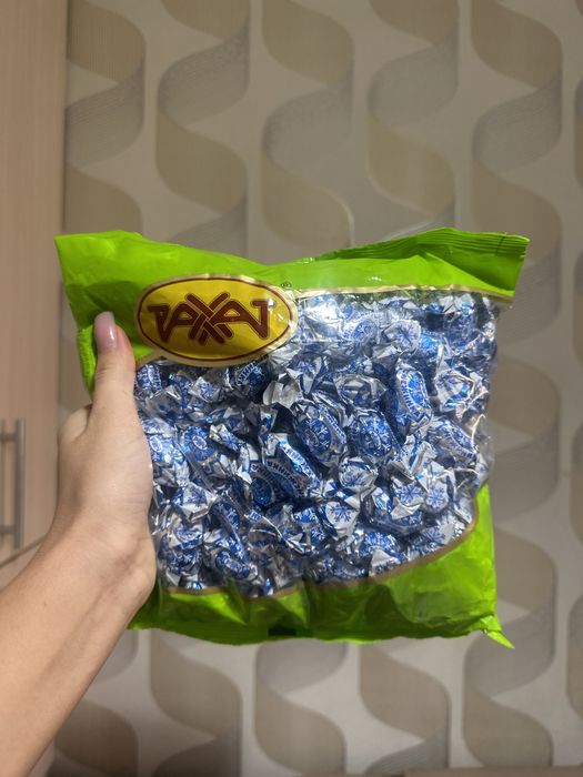 Конфеты Рахат “Снежинка” карамель