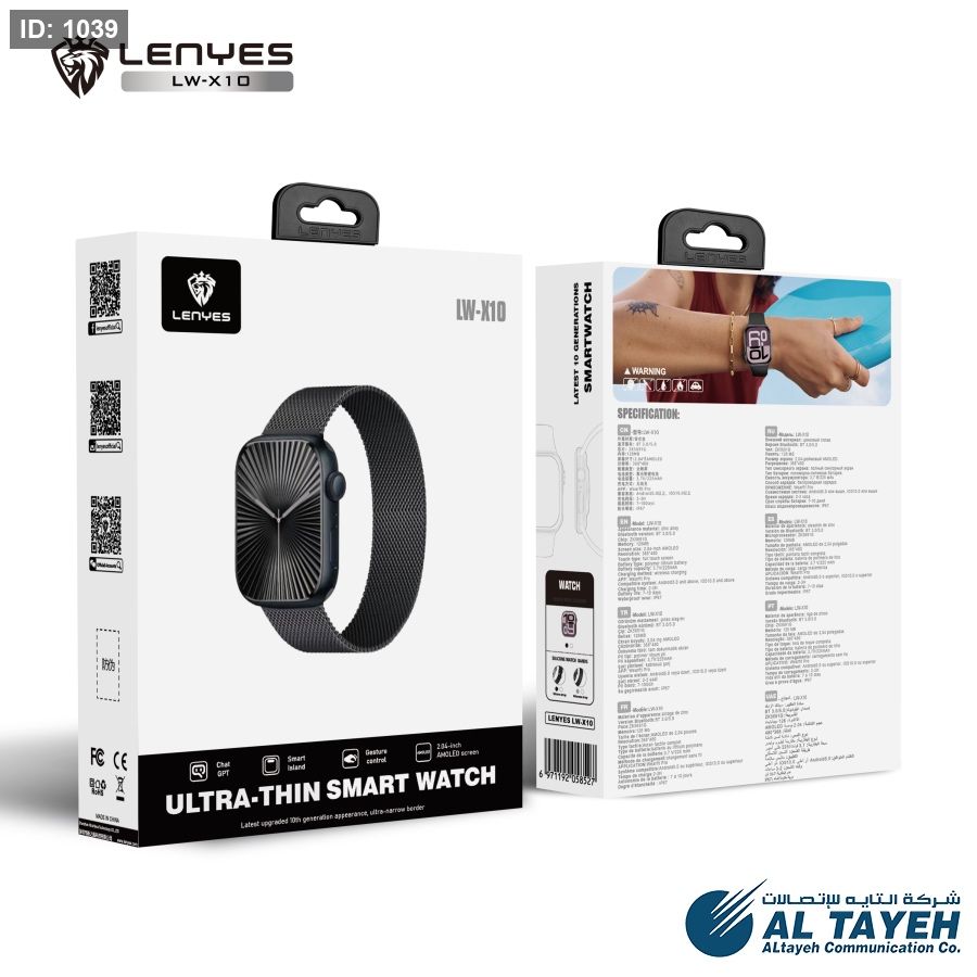 Smart Watch Lenyes lw x10