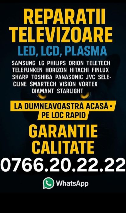 Reparatii tv la domiciliu in tg jiu