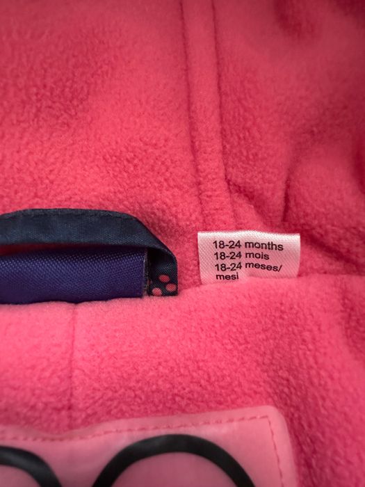 Детски зимен космонавт за момиче 18-24 месеца