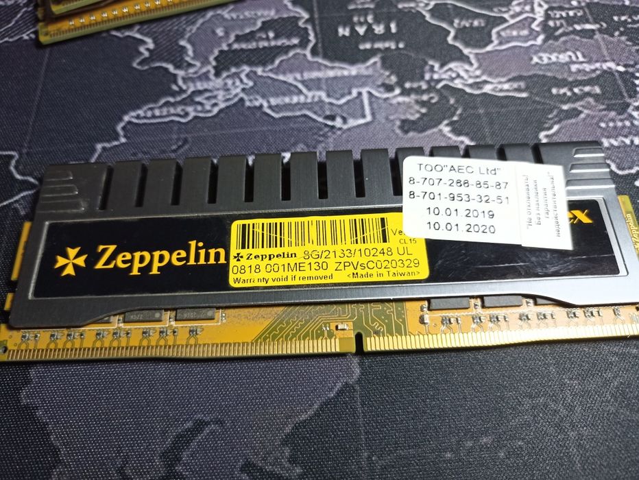 Комплект DDR4 32GB (4×8GB) Zeppelin 2133 MHz