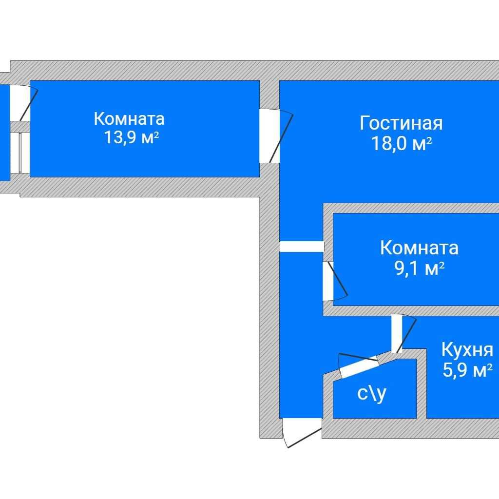 Продажа 3-комнатной квартиры