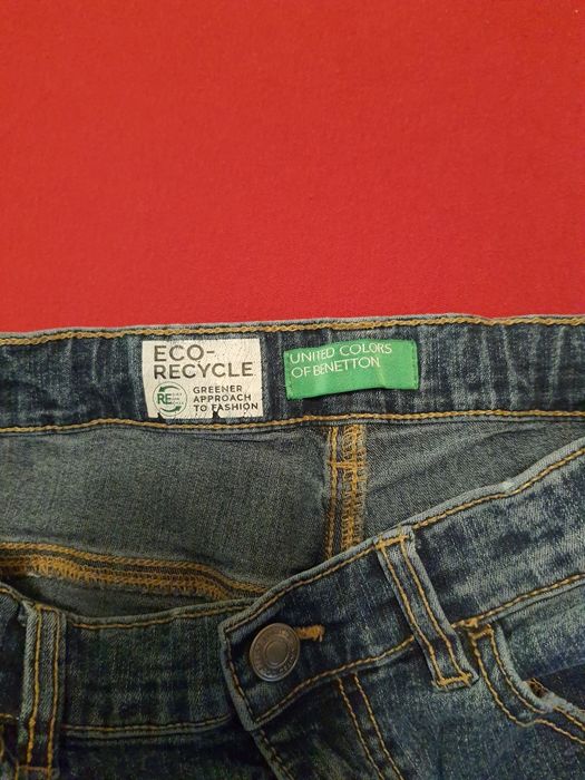 К-т дънки и суитчър Benetton р-р 160 см.