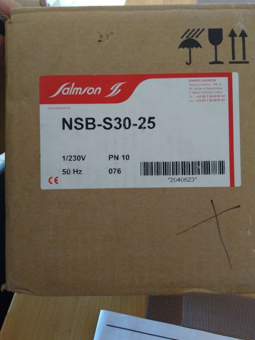 Pompa recirculare apa calda  Salmson NSB S30-25