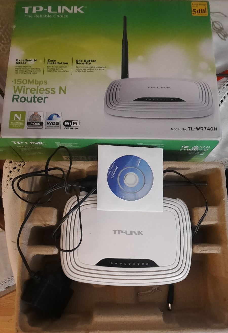 Безжичен рутер N TP-LINK TL-WR740N