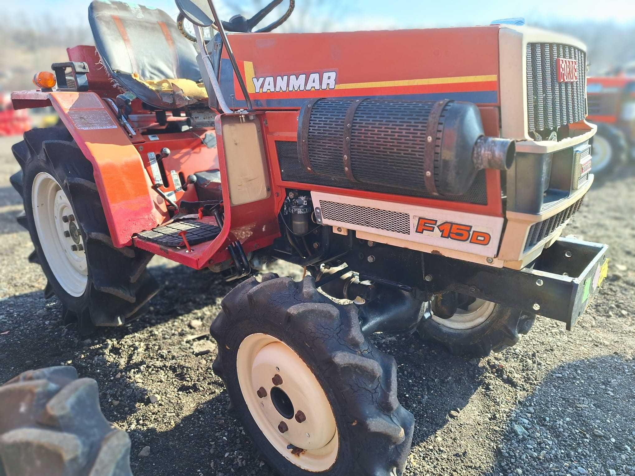 Tractor japonez Yanmar F 15, 15 cp, 4x4, TRANSPORT GRATUIT & RATE FIXE