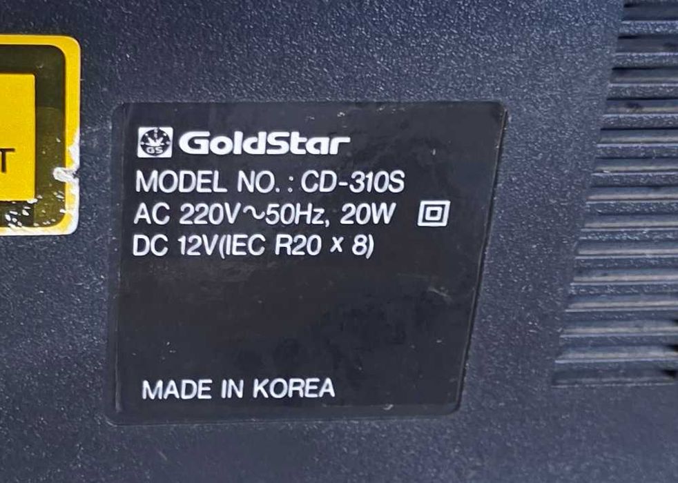 Casetofon Goldstar CD-310S - import Germania