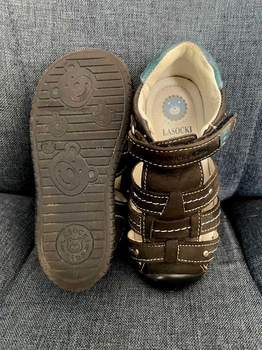 Sandale din piele naturala Lasocki Kids, marimea 24