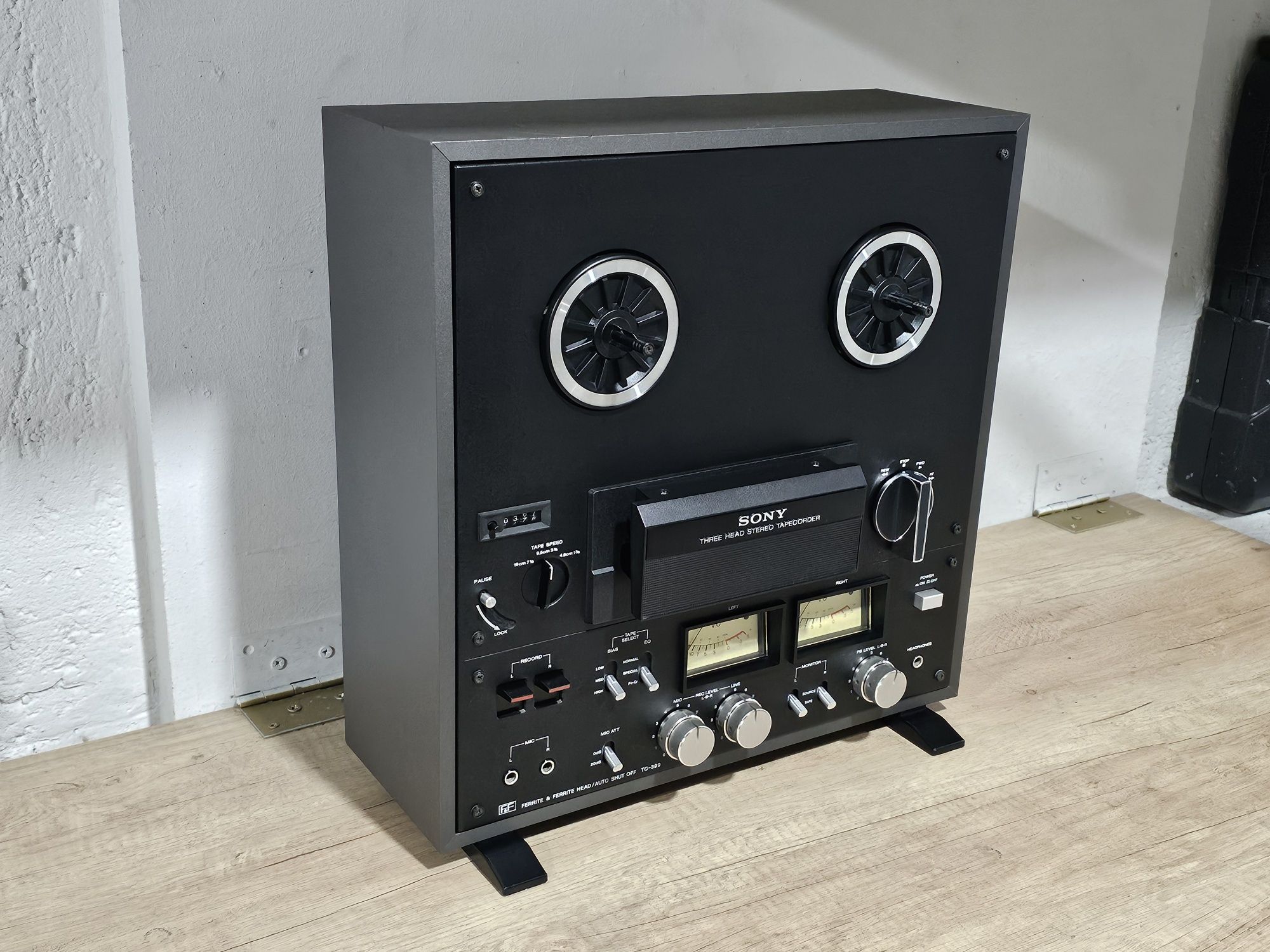 Magnetofon SONY TC-399, recorder hi-fi vintage ,3 head, vumetre