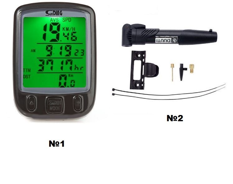 Скоростомер за велосипед водоустойчив и помпа