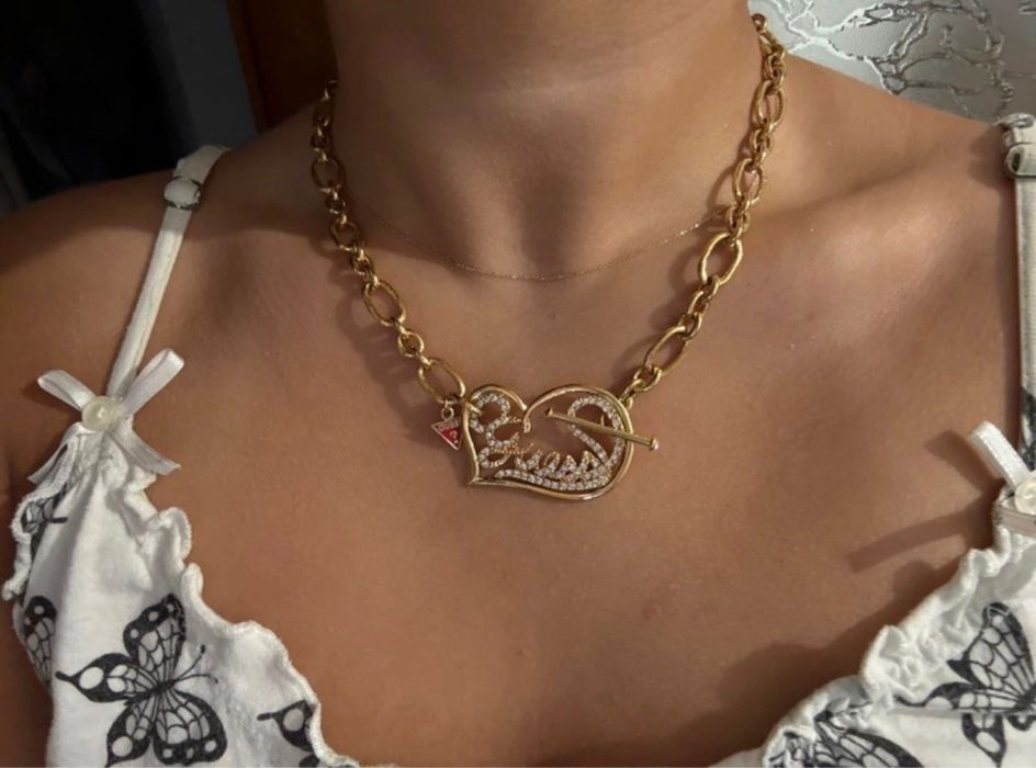Lanț Guess Placat Aur