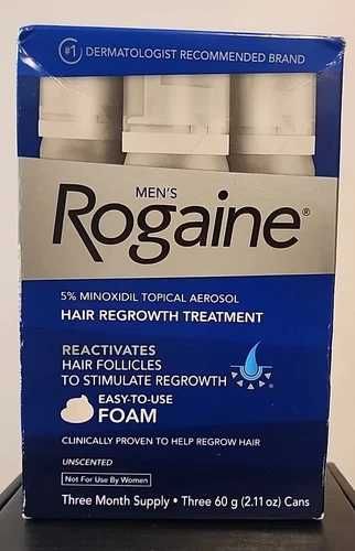 Rogaine 5% пяна за мъже за месеца