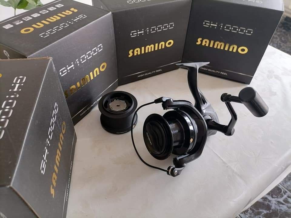 SET 4 Lansete Legend Carp 3.90 m  + 4 Mulinete SAIMINO GH 10000