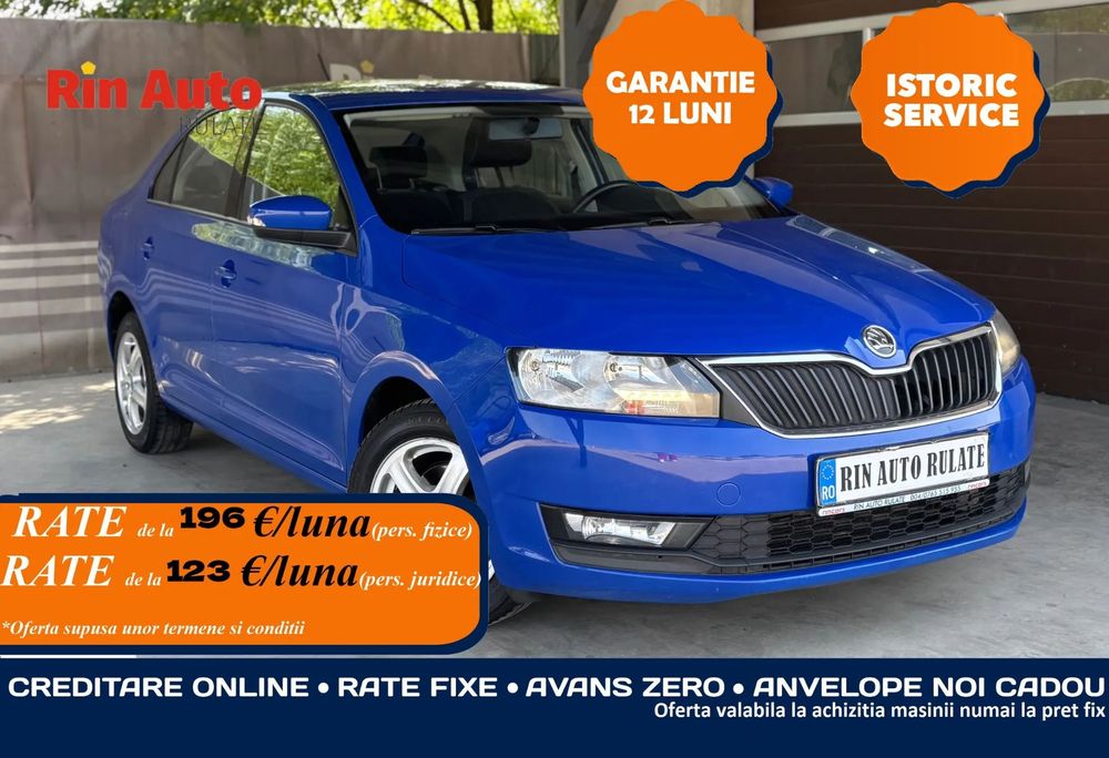 Skoda RAPID Sedan ~ Benzina ~ Posibilitate vanzare si in RATE ~ Credit Leasing TVA