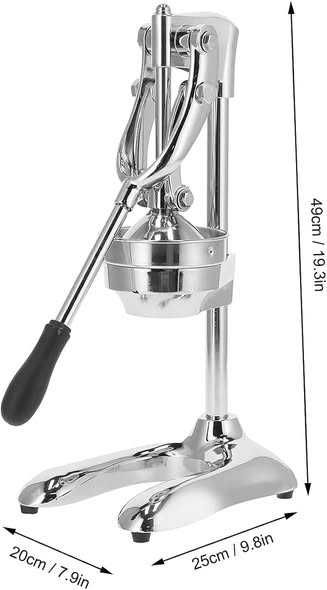 Storcător manual  de citrice din oțel inoxidabil