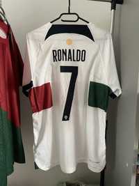 Tricou de fotbal Ronaldo Portugal world cup away