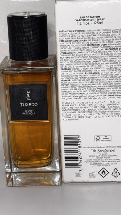 Парфюм YSL Tuxesdo sharp pachouli 125мл