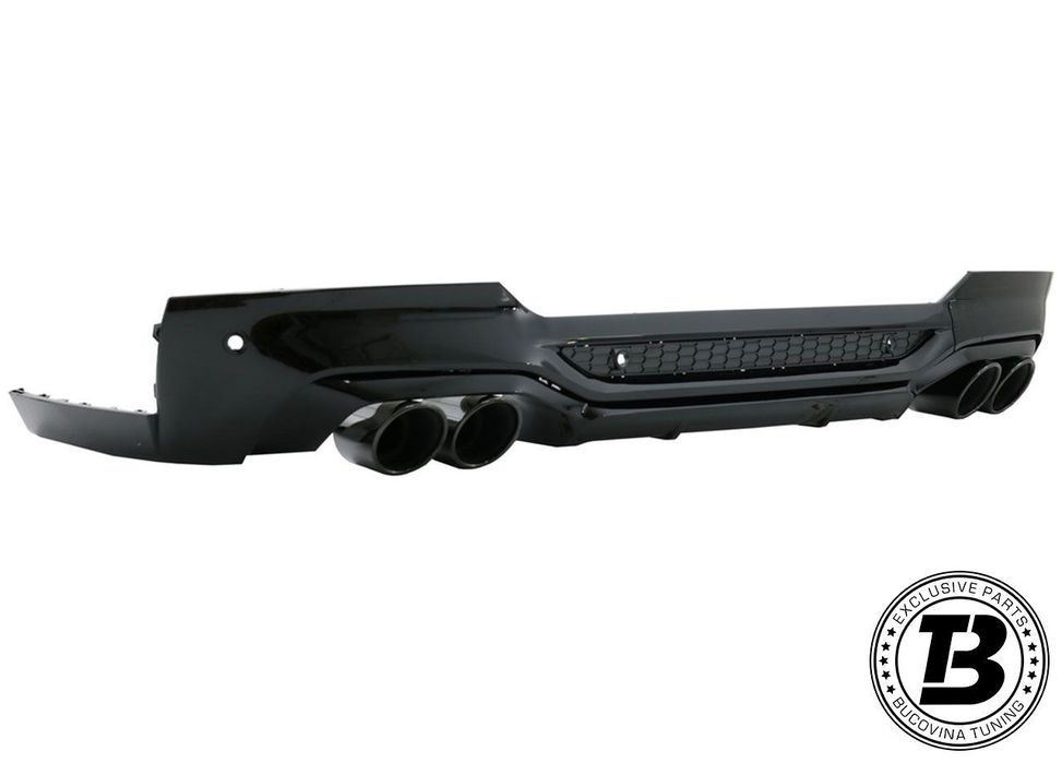 Difuzor Bara Spate cu Ornamente compatibil cu BMW X4 G02 X4M Design