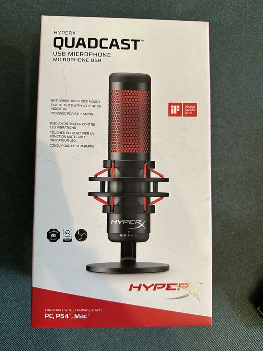 Hyperx Quadcast красный