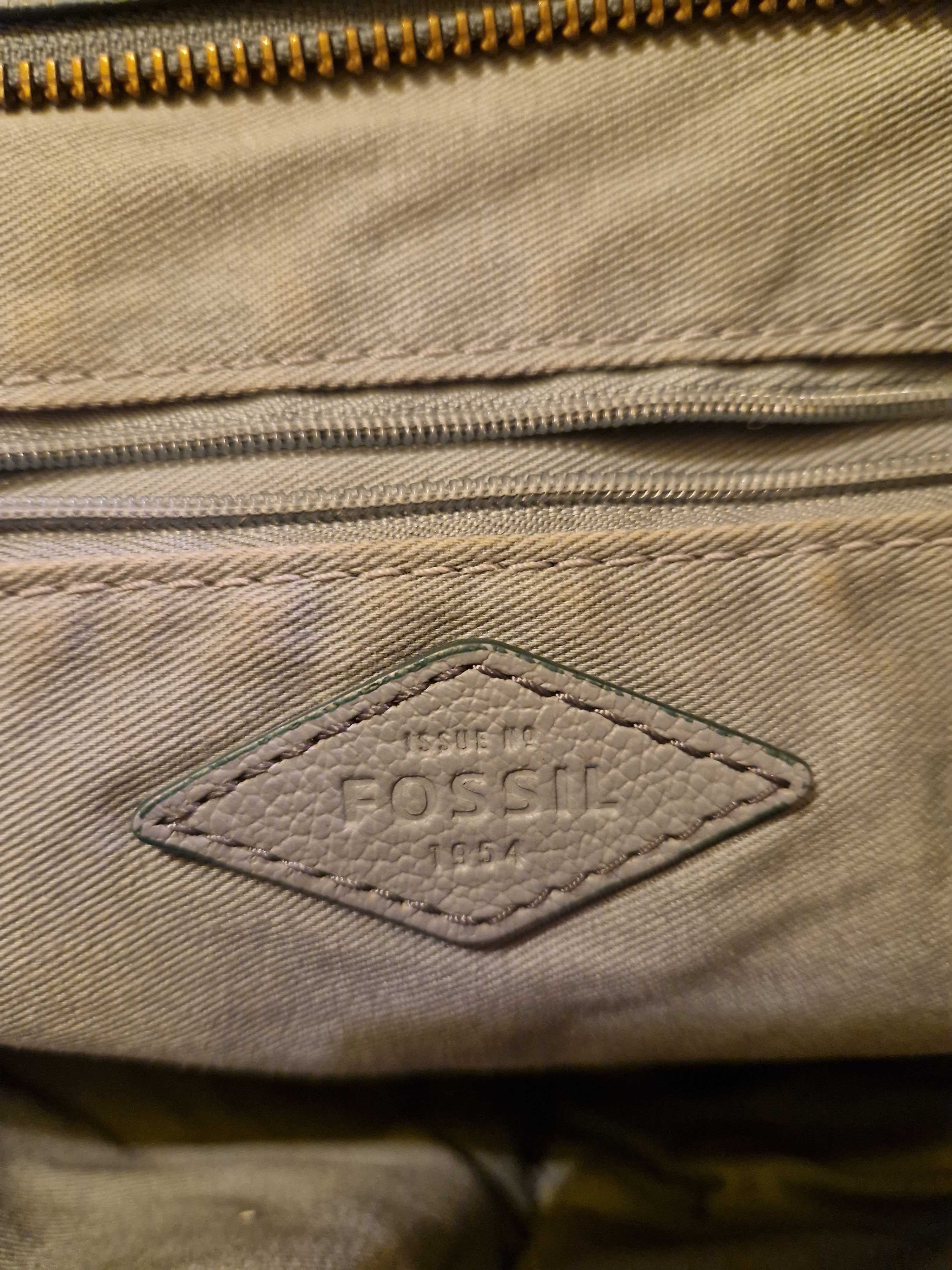 Geanta din piele Fossil