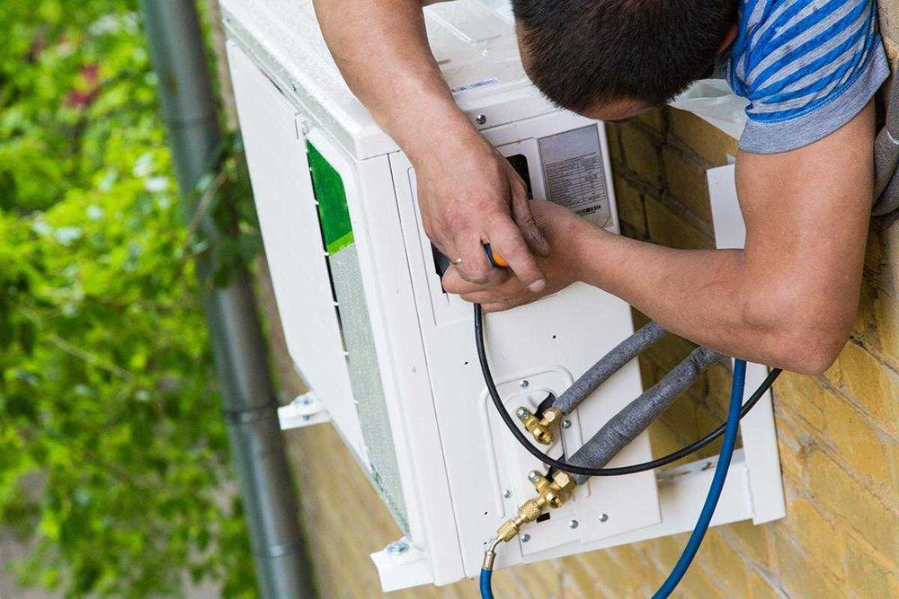 Установка Кондиционер в Алматы Первый этап во Время ремонта