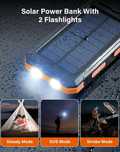 Powerbank солнечная панель chiroq лампа внешний аккумулятор chegirma