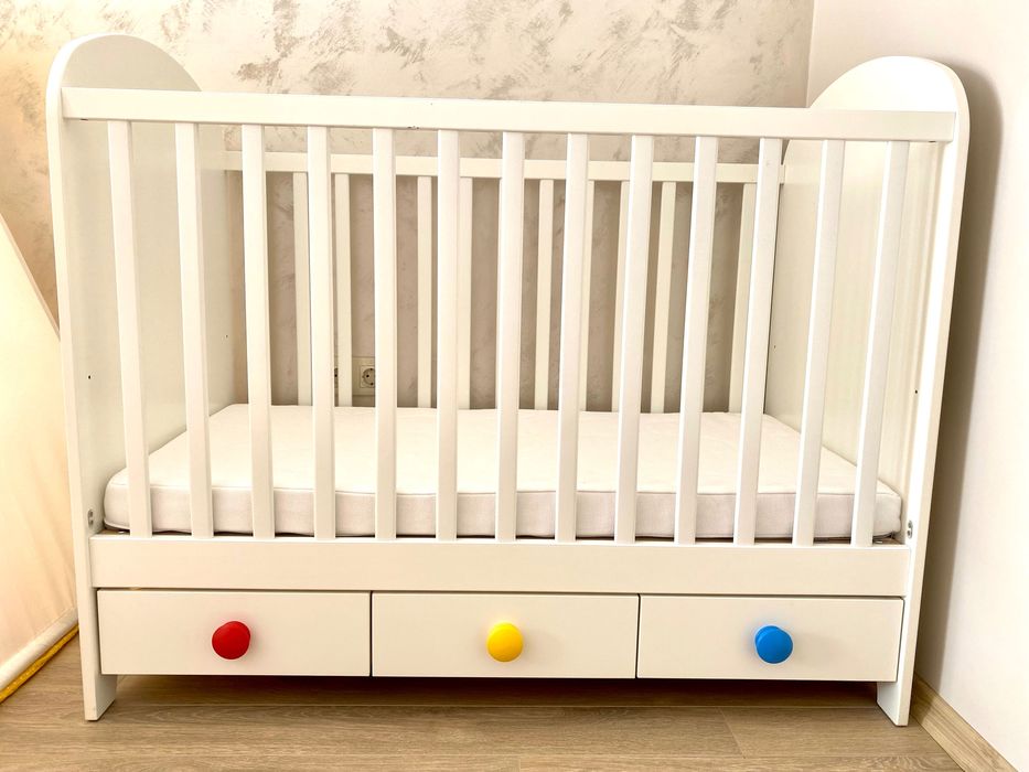 Бебешко креватче IKEA Gonatt с матрак